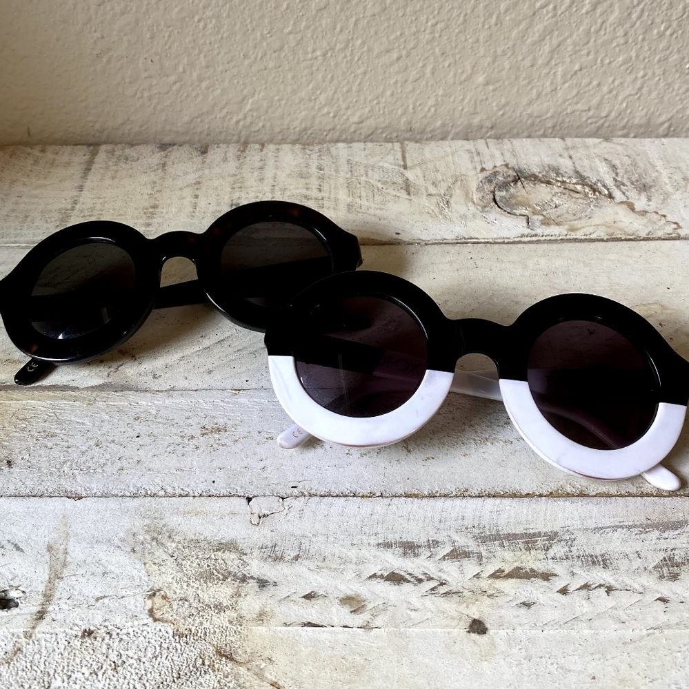 Two Twiggy Wildfox Sunglasses